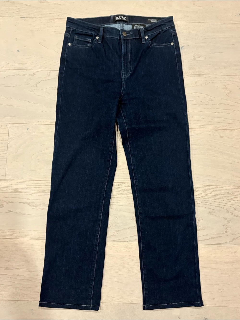 Buffalo David Bitton Women's Dark Blue Straight-Leg Jeans